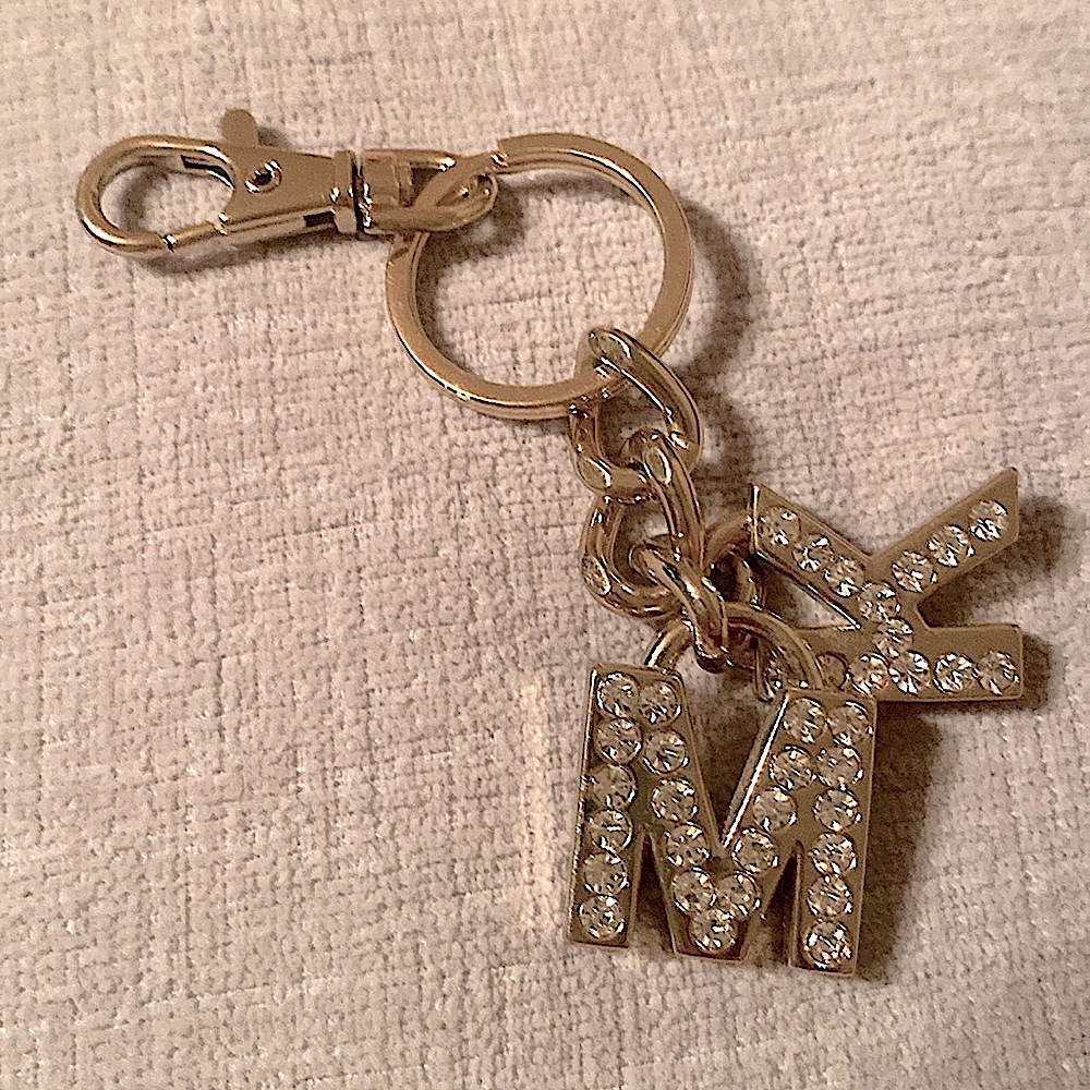 Michael Kors Gold Key & Card Holder with MK Charms